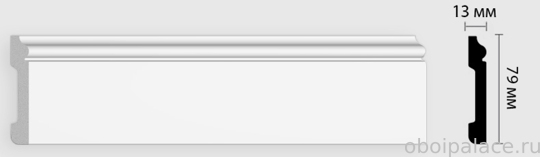 Плинтус напольный DECOMASTER D005-115ДМ (79*13*2400мм)
